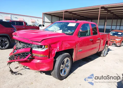 2018 Chevrolet Silverado 1500 Custom from USA, damaged, VIN 1GCRCPEC8JZ341492